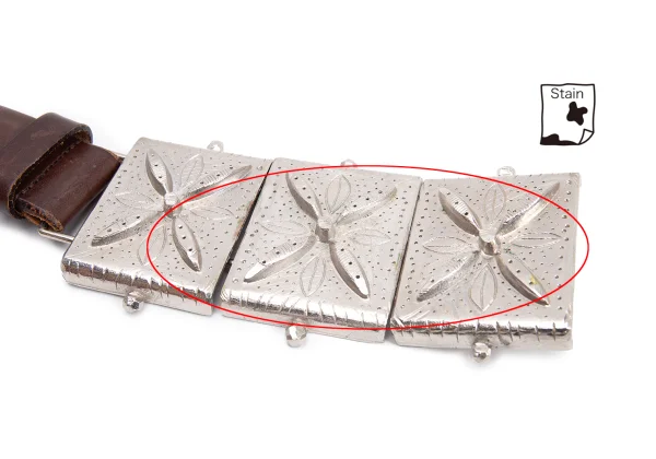 tricot COMME des GARCONS Metal Buckle Leather Belt K-163996_005