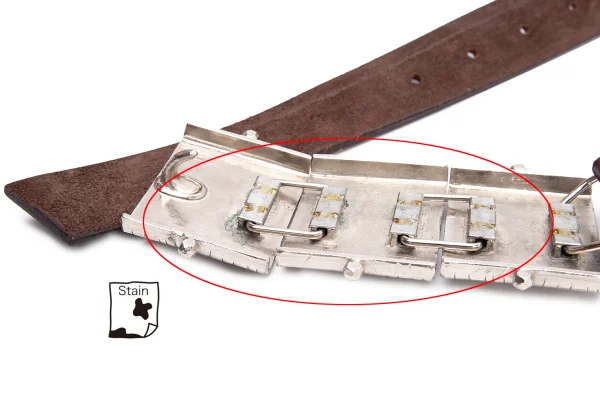 tricot COMME des GARCONS Metal Buckle Leather Belt K-163996_007