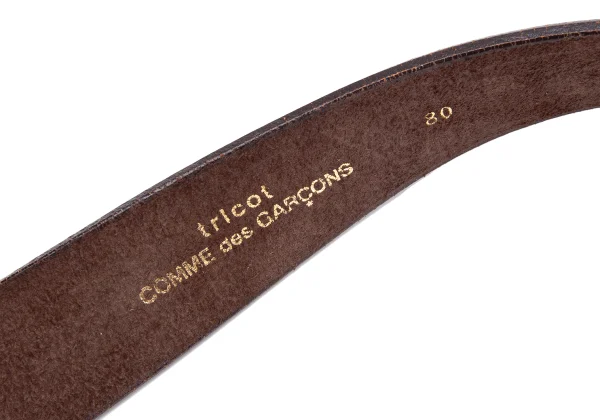 tricot COMME des GARCONS Metal Buckle Leather Belt K-163996_008