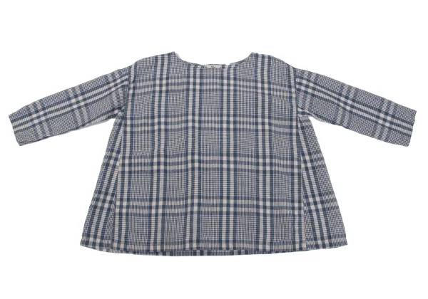 45rpm 45R Linen Check Pullover Blouse K-164007_002