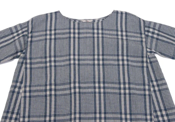 45rpm 45R Linen Check Pullover Blouse K-164007_003