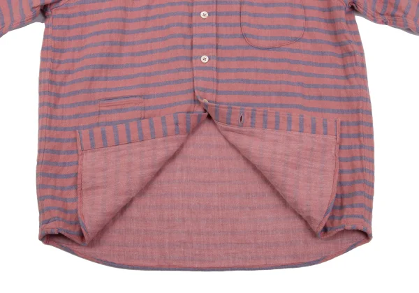 45rpm 45R Cotton Pocket Design Stripe Shirt K-164010_011