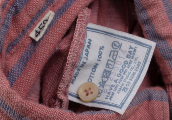 45rpm 45R Cotton Pocket Design Stripe Shirt K-164010_016