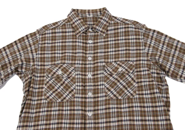 45rpm 45R Cotton Switching Sleeve Design Flap Pocket Shirt K-164011_002