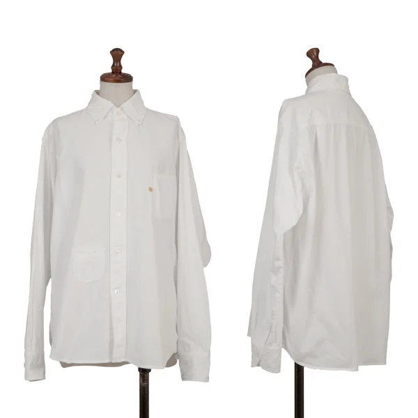 45rpm 45R Cotton Pocket Design Button Down Shirt White M K-164012_001