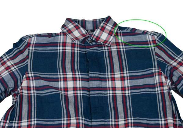 45rpm 45R Cotton Check Pullover Shirt Tunic K-164013_003