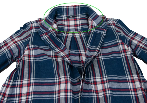 45rpm 45R Cotton Check Pullover Shirt Tunic K-164013_005