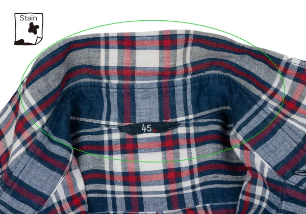 45rpm 45R Cotton Check Pullover Shirt Tunic K-164013_006