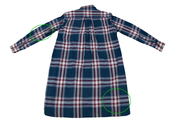 45rpm 45R Cotton Check Pullover Shirt Tunic K-164013_014