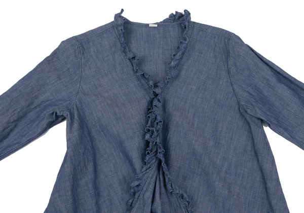 45rpm 45R Cotton Linen Zigzag Embroidery Design Blouse K-164014_003