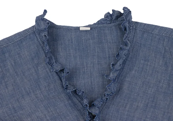 45rpm 45R Cotton Linen Zigzag Embroidery Design Blouse K-164014_004