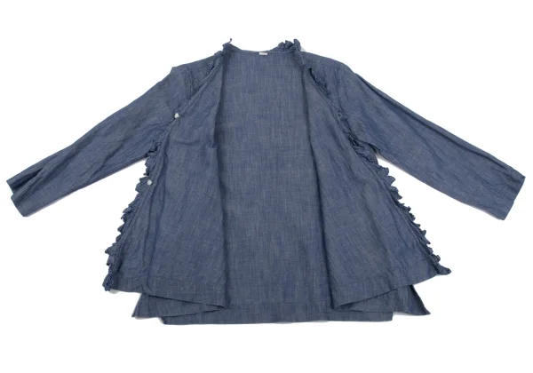 45rpm 45R Cotton Linen Zigzag Embroidery Design Blouse K-164014_010