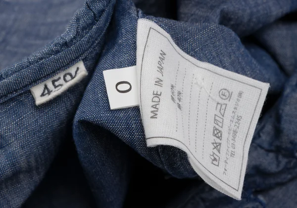 45rpm 45R Cotton Linen Zigzag Embroidery Design Blouse K-164014_014