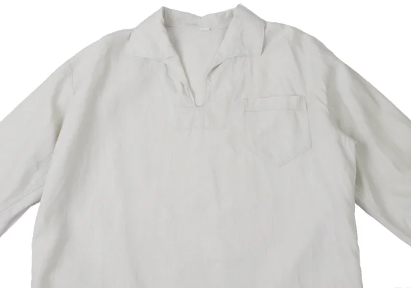 45rpm 45R Linen Patch Pocket Skipper Shirt K-164015_003