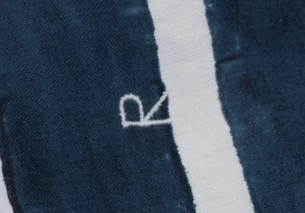 45rpm 45R Silk Blend Cotton Multi Striped Pullover Collarless Shirt K-164016_009