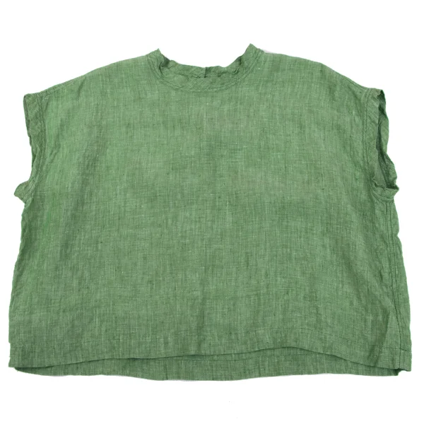 45rpm 45R Linen Box Silhouette Sleeveless Top K-164018_002