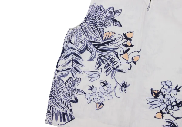 45rpm 45R Linen Floral Dyed Print Sleeveless Top K-164019_013