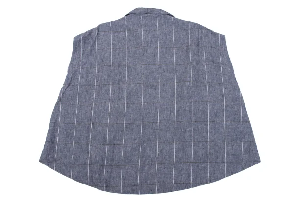 45rpm 45R Linen Checked Skipper Sleeveless Top K-164020_012