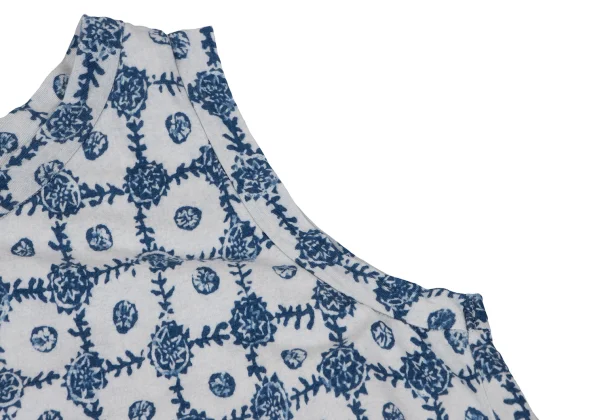 45rpm 45R Indigo Dyed Cotton Sleeveless Dress K-164022_006