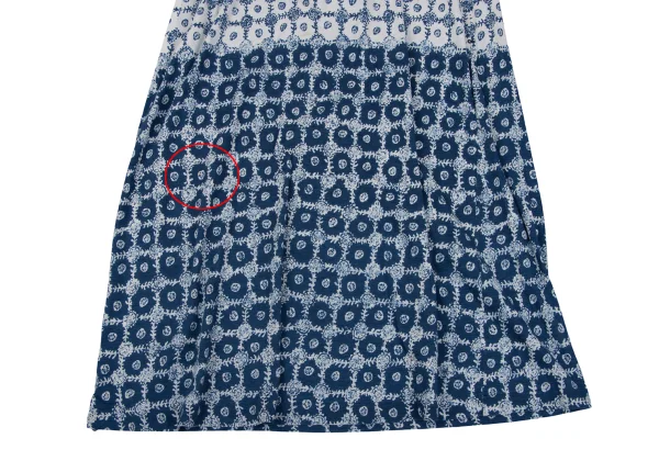 45rpm 45R Indigo Dyed Cotton Sleeveless Dress K-164022_007