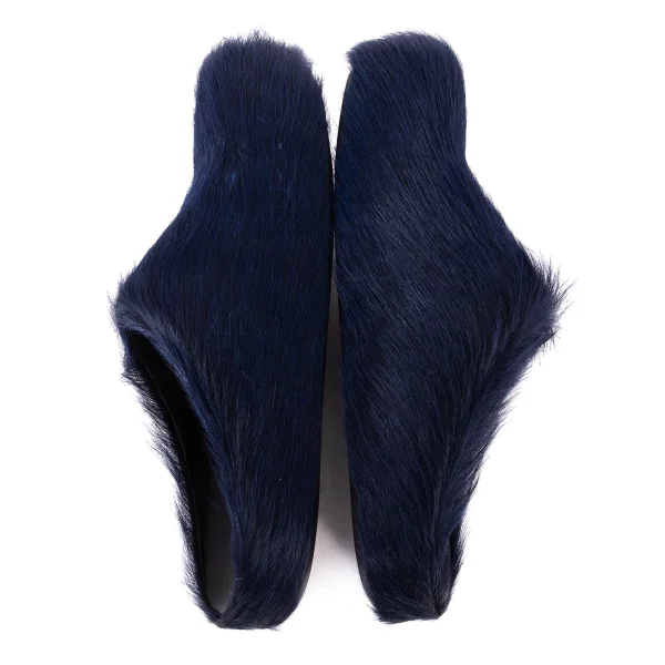 MARNI Fussbett Calf Hair Clogs K-164024_008