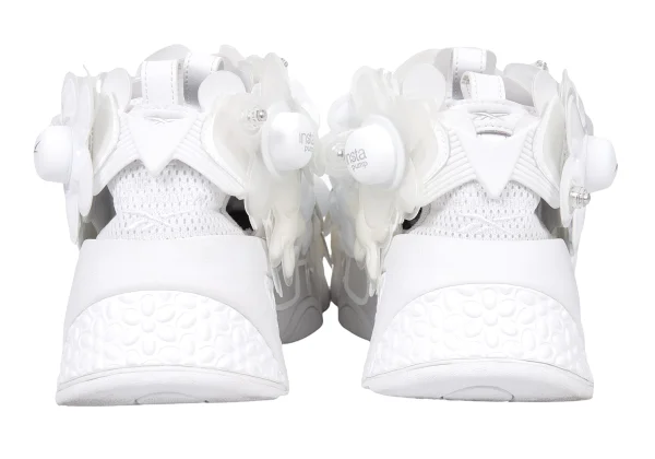 ノアール ケイ ニノミヤ×リーボックnoir kei ninomiya×Reebok INSTAPUMP FURY Kumo フラワー装飾スニーカー 白23.5 K-164025_011
