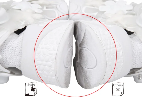 ノアール ケイ ニノミヤ×リーボックnoir kei ninomiya×Reebok INSTAPUMP FURY Kumo フラワー装飾スニーカー 白23.5 K-164025_012