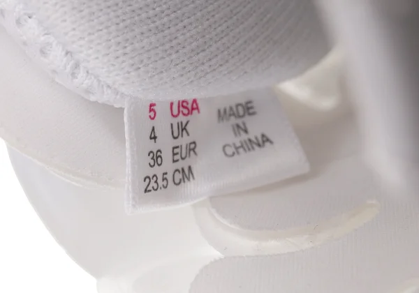 ノアール ケイ ニノミヤ×リーボックnoir kei ninomiya×Reebok INSTAPUMP FURY Kumo フラワー装飾スニーカー 白23.5 K-164025_017