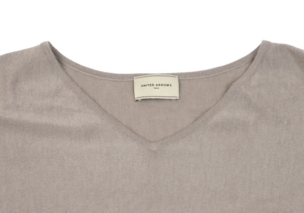 UNITED ARROWS Wool Silk Dolman Sleeve Knit Sweater K-164032_004