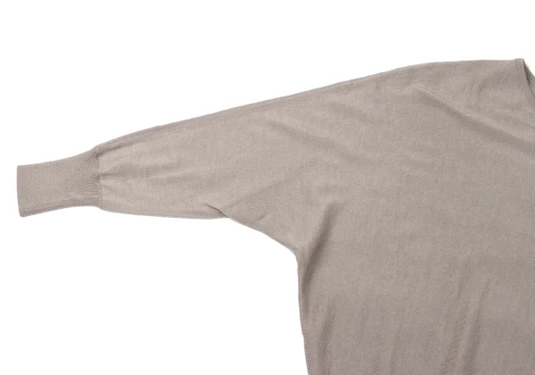 UNITED ARROWS Wool Silk Dolman Sleeve Knit Sweater K-164032_005