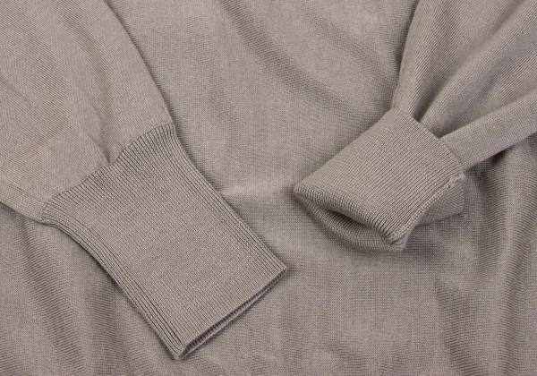 UNITED ARROWS Wool Silk Dolman Sleeve Knit Sweater K-164032_006