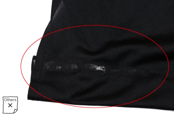 Jean Paul GAULTIER Taped Graphic Print Mesh Skirt K-164036_009