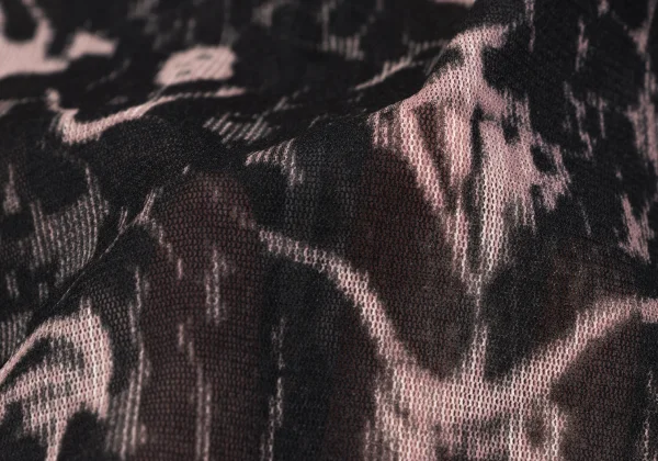 Jean Paul GAULTIER Taped Graphic Print Mesh Cardigan & Skirt K-164037_008