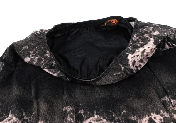 Jean Paul GAULTIER Taped Graphic Print Mesh Cardigan & Skirt K-164037_011