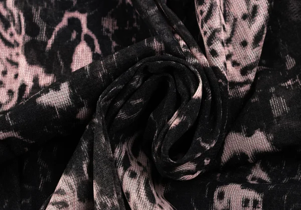 Jean Paul GAULTIER Taped Graphic Print Mesh Cardigan & Skirt K-164037_018