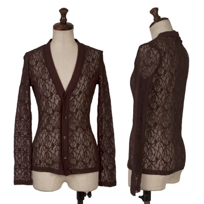Jean Paul GAULTIER Lace Mesh Cardigan