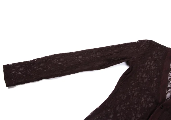 Jean Paul GAULTIER Lace Mesh Cardigan K-164038_006