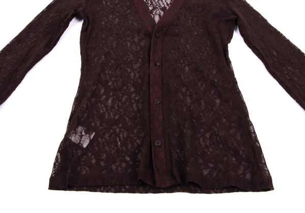 Jean Paul GAULTIER Lace Mesh Cardigan K-164038_008