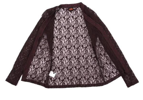 Jean Paul GAULTIER Lace Mesh Cardigan K-164038_010