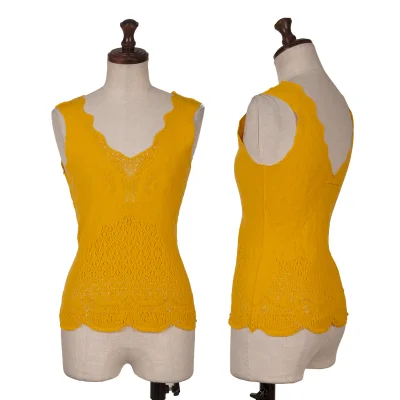 Unbranded Mesh Jacquard Sleeveless Top