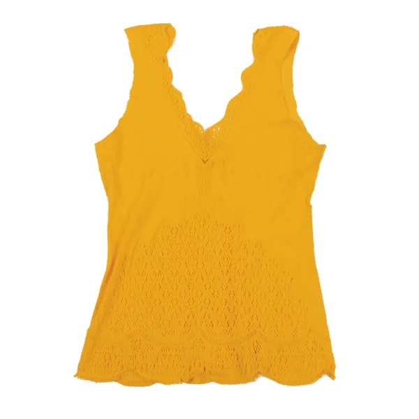 Unbranded Mesh Jacquard Sleeveless Top K-164039_002