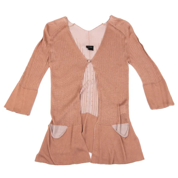 Jean Paul GAULTIER FEMME Rayon 3/4 Sleeve Cardigan K-164040_002