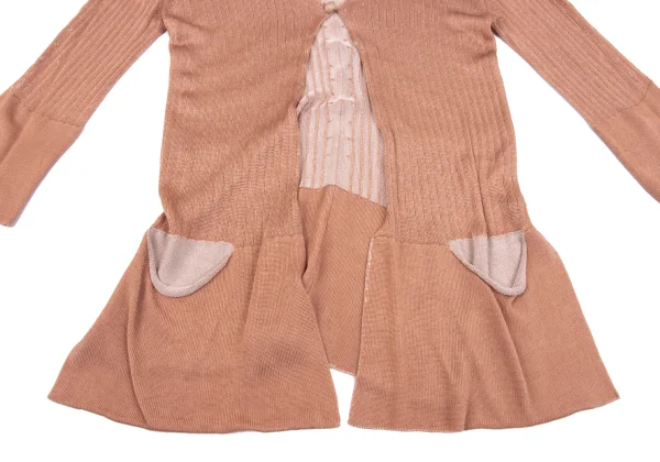 Jean Paul GAULTIER FEMME Rayon 3/4 Sleeve Cardigan K-164040_010