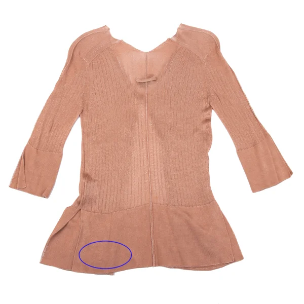 Jean Paul GAULTIER FEMME Rayon 3/4 Sleeve Cardigan K-164040_013