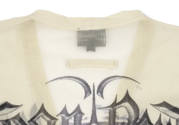 Jean Paul GAULTIER FEMME Gargoyle Printed Mesh Cardigan K-164041_013