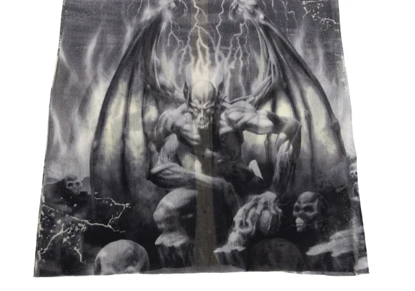 Jean Paul GAULTIER FEMME Gargoyle Printed Mesh Cardigan K-164041_015