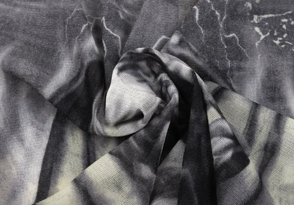 Jean Paul GAULTIER FEMME Gargoyle Printed Mesh Cardigan K-164041_016