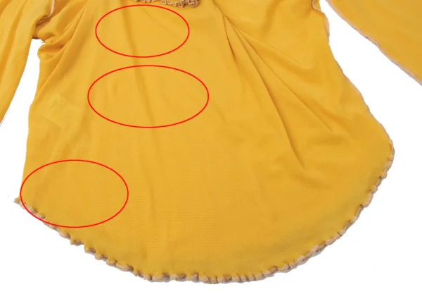 Jean Paul GAULTIER FEMME Gathered Corsage Design Mesh Top K-164043_009