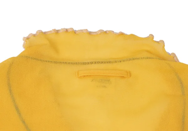 Jean Paul GAULTIER FEMME Gathered Corsage Design Mesh Top K-164043_016