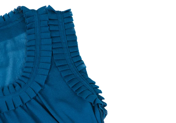 Jean Paul GAULTIER FEMME Frill Trim Mesh Tank Top K-164044_005